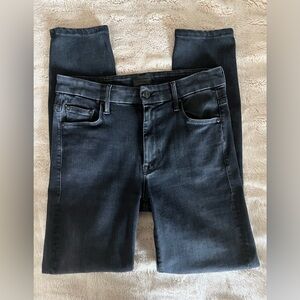 Mother The Looker Ankle Women's Black Jeans size 25